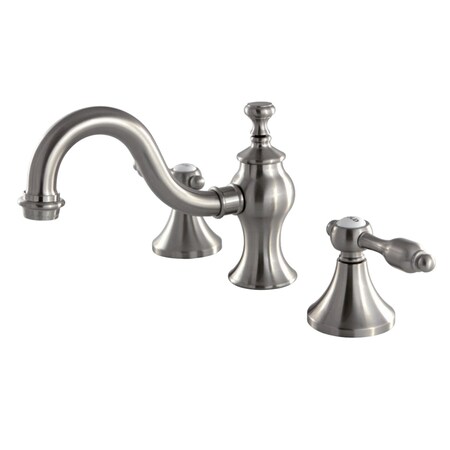 Kingston Brass KC7168TAL 8" Widespread Bathroom Faucet, Brushed Nickel KC7168TAL